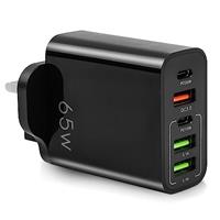AXFEE Multi USB C Plug/USB Power Adapter, Complitable with i-Phone 14/14 Plus/14 Pro/14 Pro Max/13 12 11 X XR XS SE 2020 8 7 6 6S Mini, Pad Pro and More