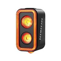 SEEMEE 300 Bike Taillight,300 Lumen Bike Tail Light,5 Night & Daytime Modes,Smart Brake Sensor IPX6 Waterproof USB-C Rechargeable Rear Bike Light for Night Riding