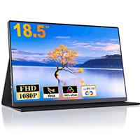CUIUIC Portable monitor 15.6 Inch,1080P FHD IPS Laptop monitor USB C HDMI Ultra-Thin Display w/Smart Cover & Speaker, External Portable monitor for Laptop PC Phone Mac Xbox PS4/5