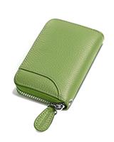 GADIEMKENSD Genuine Leather Credit Card Wallet Fold Accordion Style with RFID Blocking