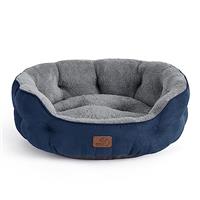 Bedsure Round Dog Bed Washable - Cat Beds for Indoor Cats and Puppy, Dog Bed Sofa for Dogs with Slip-Resistant Bottom