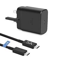 45W Super Fast Charger for Samsung,Gcstnn USB C Plug for Galaxy S25 Ultra/S25+/S25/S24 Ultra/S24+/S24/S23/S22/S21/A56,A55,A54,A36,A26,A16,Z Fold 6/ Flip 6,Tab S10 S9, with 6.6ft 5A Type-C Cable