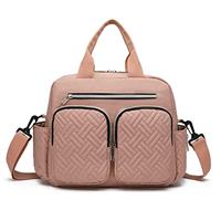 Kono Baby Changing Bag Weekender Travel Nappy Tote for Mom and Dad Convertible Messenger with Insulated Pockets