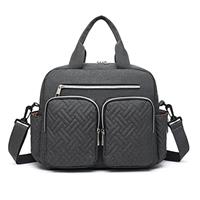 Kono Baby Changing Bag Weekender Travel Nappy Tote for Mom and Dad Convertible Messenger with Insulated Pockets