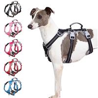 Huntboo Escape Proof Dog Harness, No Escape Dog Harness, Reflective Harness with Padded Handle, Breathable, Durable,Adjustable,Waterproof Vest for Small Medium Large Dogs Walking,Training,Running Gear