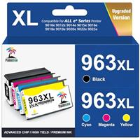 Palmtree 963XL Ink Cartridges Multipack Compatible for HP 963XL 963 for HP Officejet Pro 9010e 9010 Ink Cartridges 9012 9012e 9020 9020e 9014 9014e 9015 9015e 9018e 9019e 9022 9025eUpgraded Version