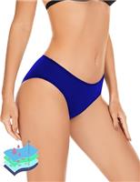 OVRUNS Period Bikini Bottoms Leakproof Swimwear Waterproof Menstrual Swim Bottoms for Teens, Girls, Women