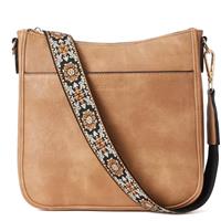 BOSTANTEN Crossbody Bags Handbags for Women Trendy Vegan Leather Hobo Purses Shoulder Handbags With Wide Shoulder Strap