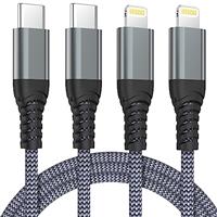 Ofuca USB C to Lightning Cable 2Pack 1M USB C iPhone Charger Cable Braided Power Delivery Fast Charging Cord for iPhone 14 13 12 11 Pro Max X XR XS 8 Plus iPad AirPods