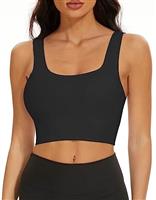 SIMIYA Sports Bra Women Seamless Crop Bra Top Comfort Bra with Removable Pads - Perfect for Everyday Wear