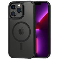 CACOE Magnetic Case for iPhone Case Compatible with MagSafe Cover Protective Shockproof Anti-Fingerprint Dark Purple