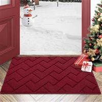 Biscpro Door Mat DoorMat Indoor Washable,Doormat Indoor Dirt Trapper Non-slip,Absorbent Inside Entrance Rug Mat for Entryway,Patio,Garden,Laundry Room,Pets