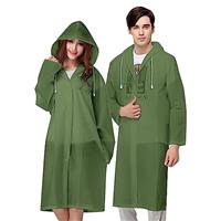 Vicloon Poncho Waterproof Adult, Portable Raincoat, 2PCS Rain Poncho Waterproof with Hoods and Sleeves, Reusable Rain Resistant Poncho for Camping, Emergency Situations, Travel