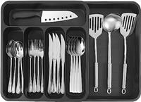 Yafe Cutlery Drawer Organiser, Expandable Kitchen Drawer Org