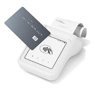 SumUp Solo & Printer Bundle Contactless Credit Card Payment Card Reader with Charging Station & Printer for Receipts. Full touch-screen interface with free SIM card and unlimited mobile data