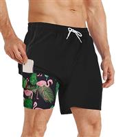 APTRO Mens Swimming Shorts Swimming Trunks Men Compression Liner Swim Shorts 7 Board Shorts 01