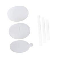 EXCEART 6pcs DIY Silicone Mold Rotating Storage Box Epoxy Mo