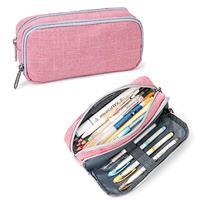 Della Gao Pencil Case, Large Capacity Pen Maker Pencil Pouch Office Organizer Simple Durable Multifunctional Pencil Bag