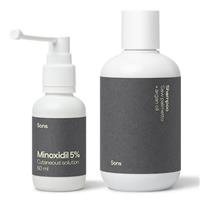 Sons Minoxidil 5% & Sons Hair Growth Shampoo. Hair Regrowth Treatment & DHT Blocker Head Wash With Caffeine and Hair Thickening, Anti-Dandruff Formula. Made in Europe.