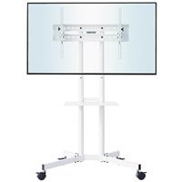 BONTEC Mobile TV Stand on Wheels for 32-85 inch