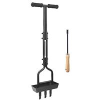 MEIIOFS Lawn Aerator - Aerator Lawn Tool, Lawn Aerator Coring Tool with Soil Core Storage Tray Manual Core Aerator for Garden Yard Care