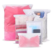 24 Pcs Reusable Ziplock Bags,Travel Clothes Storage Bags,Plastic Hospital Bag Organiser Pouches,Essentials Frosted Resealable Waterproof Luggage Bags for Clothes,Maternity,Shoes, Cosmetics,5 Sizes