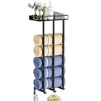 OVICAR Towel Racks for Bathroom - Wall Mounted Rolled Towels