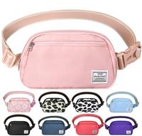 DMLuna Small Crossbody Bags for Women Trendy, Lightweight Waist Pack for Women & Men, Mini Belt Bag, Waist Bag with Adjustable Strap for Running Workout Traveling, Purple
