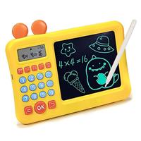 Kids Math Calculator, Toddler Games Learning Educational Toys Gifts for 4 5 6 7 8 9 Year Old Boys and Girls, Number Calculate Training Machine & LCD Drawing Scribble Boards Montessori Toy for KS 1 2 3
