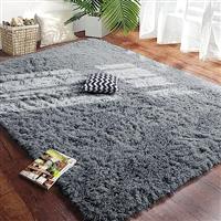 Hafaa Rugs for Living Room - Shaggy Area Rugs for Bedroom, Hallway Lounge - Non Slip Easy To Clean Fluffy Carpet Bedside Rug for Kids Room