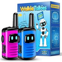 EUTOYZ Walkie Talkie Kids, 3-12 Year Old Girl Gifts for 5 6 7 8 Year Olds Girl Toys Age 5-9 Kid Toys for Girls Kids Walkie Talkies Outdoor Toys Walky Talky Birthday Presents Rose Pink