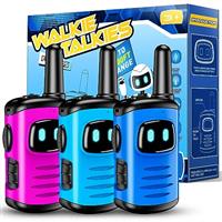 EUTOYZ Walkie Talkie Kids, 3-12 Year Old Girl Gifts for 5 6 7 8 Year Olds Girl Toys Age 5-9 Kid Toys for Girls Kids Walkie Talkies Outdoor Toys Walky Talky Birthday Presents Rose Pink