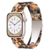 Vamyzji Compatible with Apple Watch Straps Series 8 41mm 40mm 38mm or Ultra 49mm 45mm 44mm 42mm, Adjustable Replacement Strap with Starlight Stainless Steel Buckle for Apple Watch Series 8 7 6 SE 5 4 3 2 1