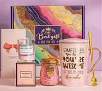 ALBISS Birthday Gifts Thank You Gifts for Mum, Sister Friend Grandma Wife Hamper Pamper Coffee Cup