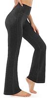 AFITNE Bootcut Yoga Pants for Women, High Waist Flared Leggings with Pockets Wide Leg Bottom Bootleg Tummy Control Workout Gym Casual Work Flare Trousers