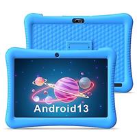 EagleSoar Kids Tablet 10 inch Android 13 Quad Core 3GB+32GB GMS Certified WiFi Dual Camera Kids APP Pre-Installed Parental Control with Kid-Proof Case