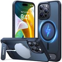 TORRAS for iPhone series Case [12FT Military Shockproof ] [TOP N56 Magnets] [20W Fast Charging] Truly Completely Flat & Slim Case iPhone series Cover - Pstand
