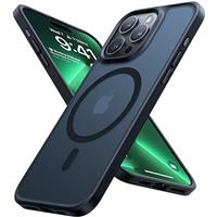 TORRAS Magnetic Guardian for Max Case[Shockproof Beyond 12FT Military][Compatible with MagSafe& Fast Charging], Slim Translucent Protective Phone Case