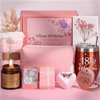 21st Birthday Gifts for Her, Personalised Birthday Hampers for Women Turning 21, Funny 21 Year Old Pamper Gift Basket for Girls, Best Friend, Sister, Daughter, Niece, Lady 21 Birth Day Presents Ideas