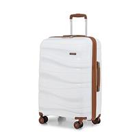 Kono Hard Case, Lightweight and Durable PC Suitcase Trolley with 4 Swivel Wheels