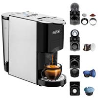 Espresso 4in1 Coffee Machine for Nespresso Original/Dolce Gusto/Ground Capsule and ESE Coffee Pods,19 Bar Automatic Coffee Machines (AC-513K)