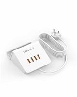 Qurzou USB C Charging Station 45W USB Fast Charger Plug,Multi USB Wall Charger for iPhone,iPad,Samsung,Huawei,AirPods,Pixel, iWatch, Redmi etc