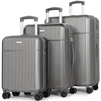 H.yeed Luggage Sets Suitcase Carry On Hand Cabin ABS Hard Shell 4 Double Spinning Wheels TSA Lock Small/Medium/Large Luggage Suitcase - 3 Piece Set (20"/24"/28")