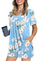 POPYOUNG Ladies Tops Chiffon Blouse Business Tunic Petal Sho