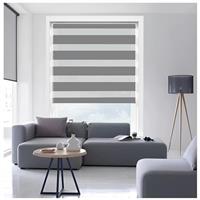 Ruby Deals Day & Night Zebra Roller Blind Dual Layer Fabric Bedroom Blinds for Windows Curtains Blinds Window Roller no Drilling/Drilling