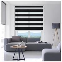Ruby Deals Day & Night Zebra Roller Blind Dual Layer Fabric Bedroom Blinds for Windows Curtains Blinds Window Roller no Drilling/Drilling