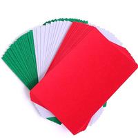 Leixi 40PCS Christmas Felt Fabric Sheets (20cm*30cm) 3 Colors Red Green White 1mm Thick Stiff Felt Fabric Sheet,Assorted Color Felt Pack for Christmas DIY Craft Decoration(40)