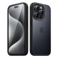 JETech Matte Case for iPhone 15 Pro 6.1-Inch, Shockproof Military Grade Drop Protection, Frosted Tra