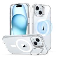 ESR for iPhone 16 Pro Case, Camera Control Compatible with MagSafe, Military-Grade Protective Case, Built-in Stash Stand Phone Case, Scratch-Resistant Back Cover, Classic Series, Clear