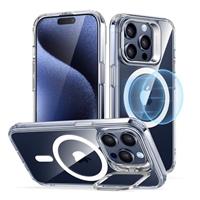 ESR for iPhone 16 Pro Case, Camera Control Compatible with MagSafe, Military-Grade Protective Case, Built-in Stash Stand Phone Case, Scratch-Resistant Back Cover, Classic Series, Clear